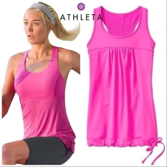 Athleta EUC Blouson Tank With Side Tie - Picture 11 of 11